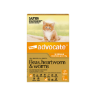Advocate Kitten & Cat Small Up To 9lbs Orange