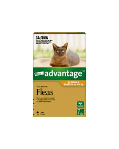 Advantage Kitten & Cat Small Up To 9lbs Orange