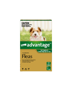 Advantage Puppy & Dog Small Up To 10lbs Green