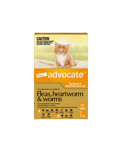 Advocate Kitten & Cat Small Up To 9lbs Orange
