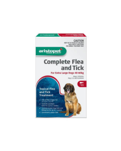 Aristopet Complete Flea & Tick Spot On Dog Extra Large 88-132lbs Red