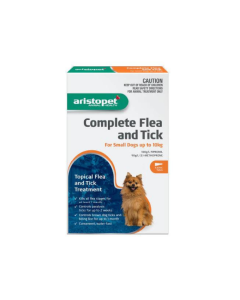 Aristopet Complete Flea & Tick Spot On Dog Small Up To 22lbs Orange