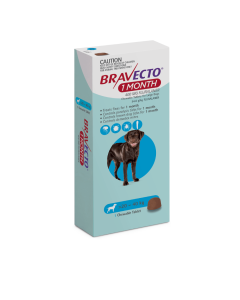 Bravecto 1 Month Large Dog 44 - 88lbs Blue 1 Pack