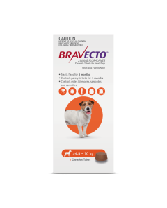 Bravecto Chewables Dog Small Orange