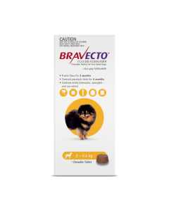 Bravecto Chewables Dog Extra Small Yellow