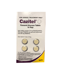 Cazitel Dog 22lbs Purple 4 Pack