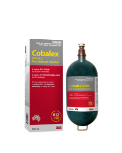 Jurox Cobalex 2000 B12 Plus Selenium Injection