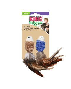KONG Naturals Crinkle Fish Cat Toy 2 Pack
