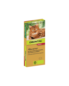 Drontal Allwormer Cat Large 13.2lbs 1 Tablet