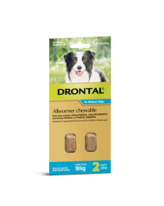 Drontal Allwormer Dog Medium 22lbs Chews