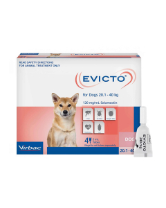 Evicto Dog Large 44.2 - 88.2lbs Pink 4 Pack