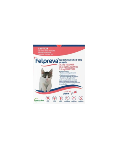 Felpreva Spot On Cat Small 2.2-5.5lbs Pink 1 Pack
