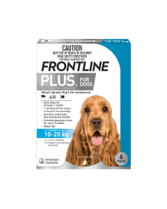 Frontline Plus Dog Medium 23 - 44lbs Blue