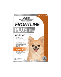 Frontline Plus Dog Small Up To 22lbs Orange