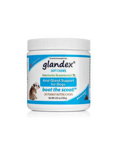 Glandex Anal Gland Support Dog Soft Chews Peanut Butter