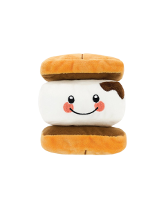 HugSmart Fuzzy Friendz Camping Pup S'More Dog Toy
