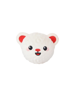 HugSmart Woof Love Bear Squeaker Ball Dog Toy