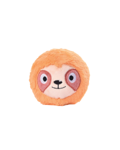 HugSmart Zoo Sloth Squeaker Ball Dog Toy