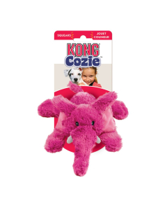 KONG Cozie Elmer Elephant Dog Toy