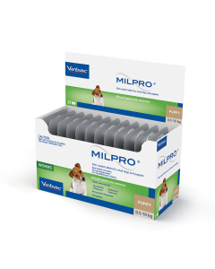 Milpro Broad Spectrum Allwormer Small Dog & Puppies 1.1 - 22lbs 24 Tablets