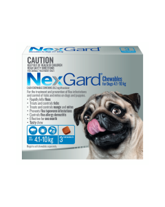 NexGard Chewables Dog Small 10.1 - 24lbs Blue