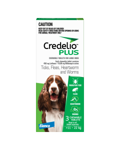 Credelio Plus Dog Large 24.1 - 48lbs Green