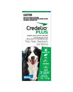 Credelio Plus Dog Extra Large 48.1 - 99lbs Blue