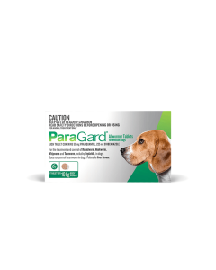 Paragard Allwormer Dog Medium Up to 22lbs Green