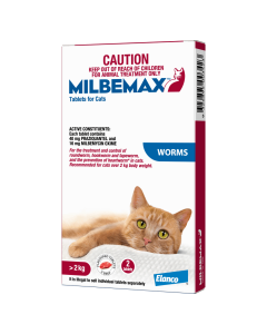 Milbemax Allwormer Cat Large 4.4 - 17.6lbs