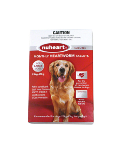 Nuheart Heartworm Tablet Dog Large 51 - 100lbs Red