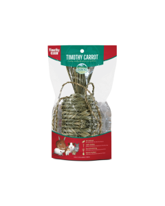 Oxbow Timothy Club Hay Carrot Small Animal Toy