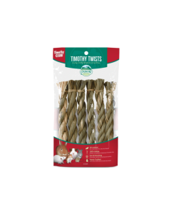 Oxbow Timothy Club Hay Twists Small Animal Toy 6 Pack