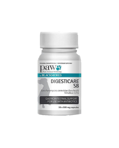PAW Digesticare SB 500mg Dog 30 Pack