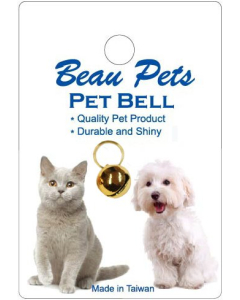 Beau Pets Brass Bell Gold Plated 14mm single bell