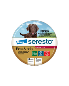 Seresto Flea and Tick Collar Dog Over 18lbs Red