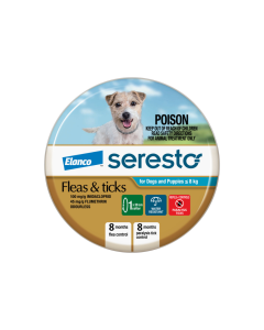 Seresto Flea and Tick Collar Dogs and Puppies Under 18lbs Blue