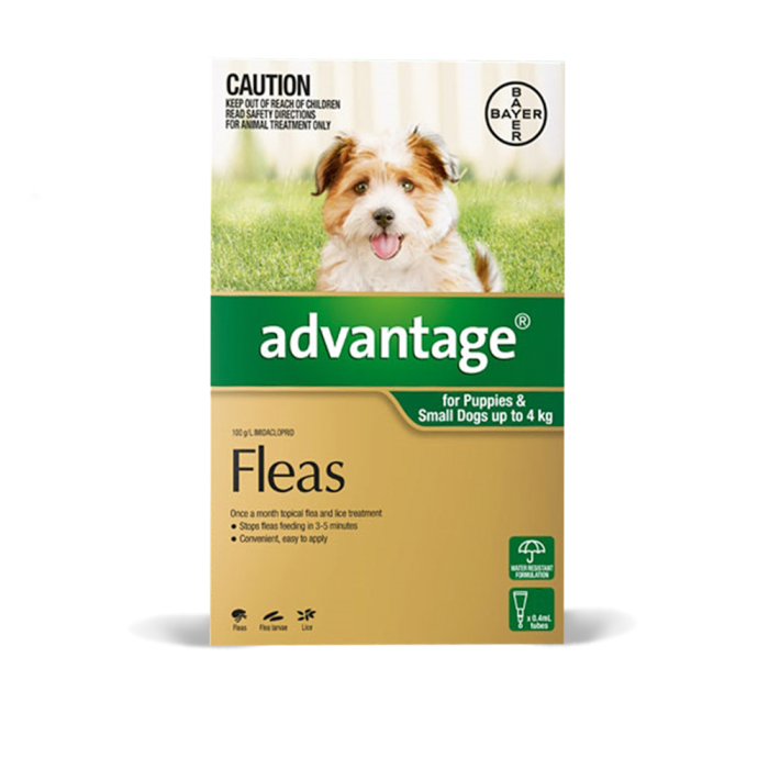 Advantage Puppy Dog Small Up To 10lbs Green CanadaVet