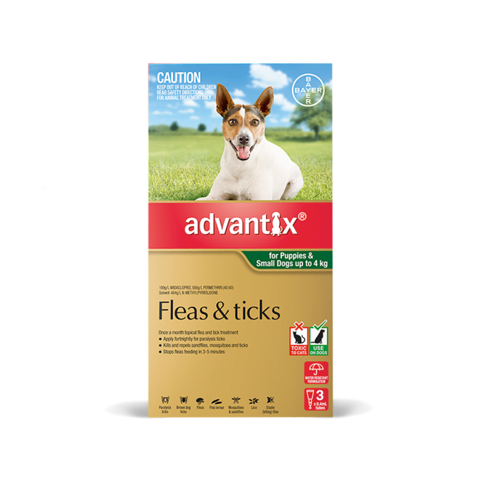 K9 Advantix Puppy Small Dog Up To 8.8lbs 3 FREE Doses