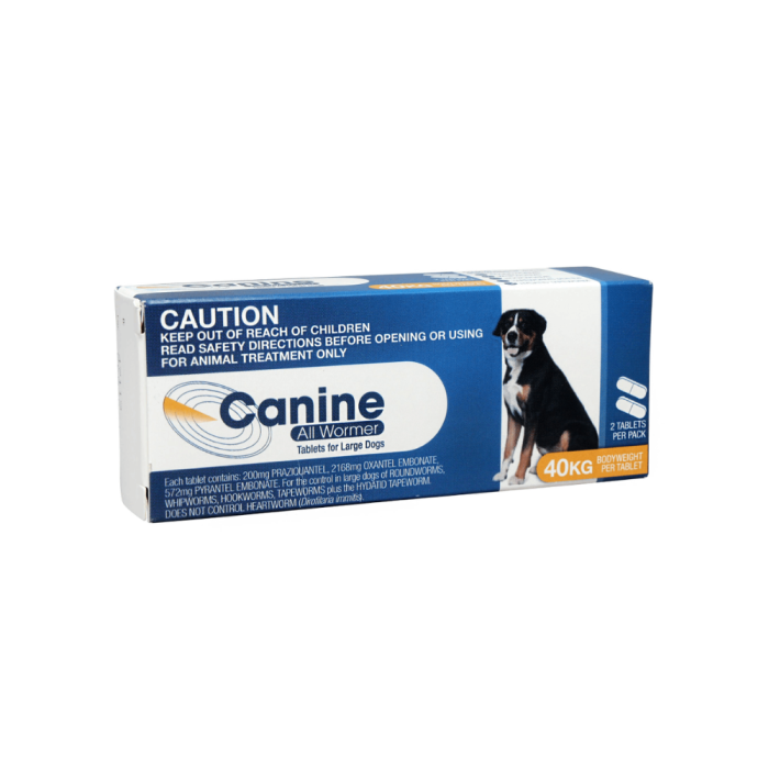 hydatid worming tablets