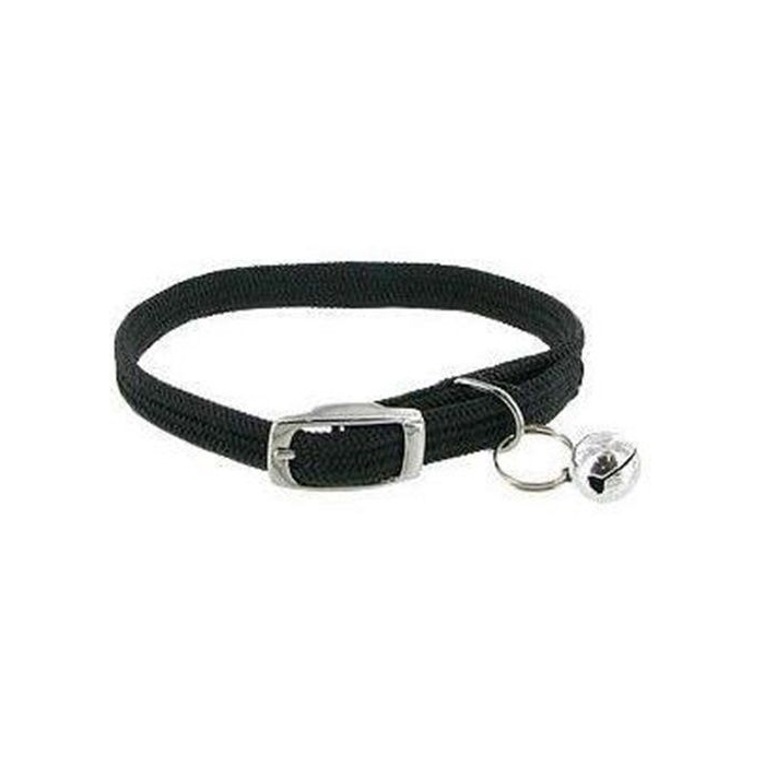 Nylon Stretch Cat Collar Black CanadaVet