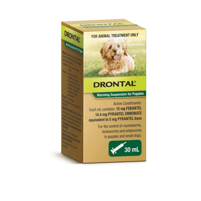 Drontal Allwormer Puppy Suspension 30ml Drontal Allwormer Treatment