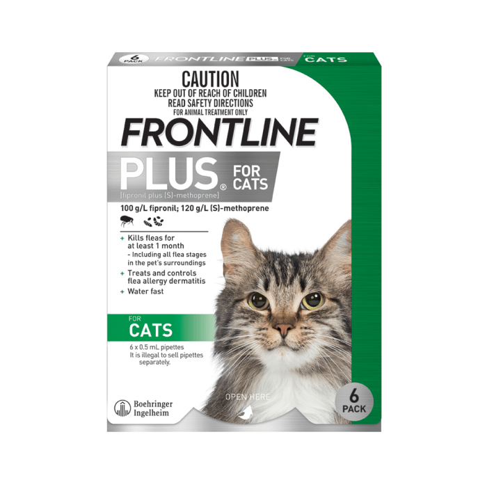 Frontline plus for cats coupon clearance