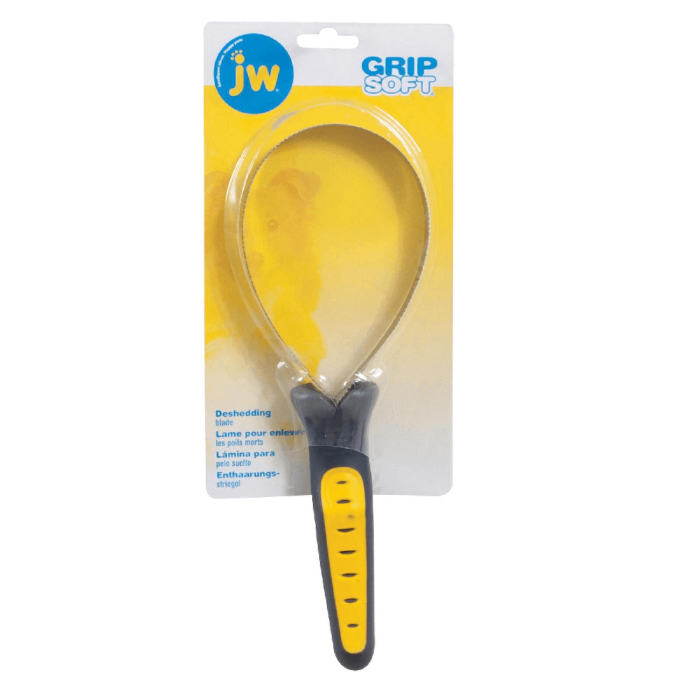Deshedding blade top