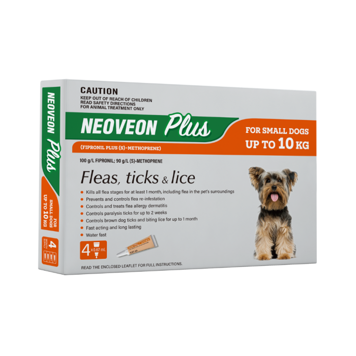Neoveon Plus Dog Small Up to 22lbs Orange