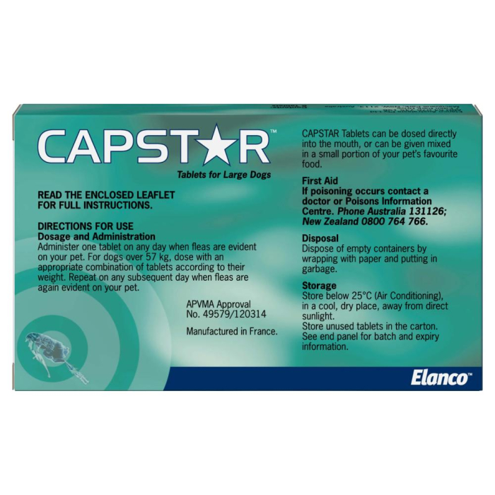 Capstar for sales dogs over 50lbs