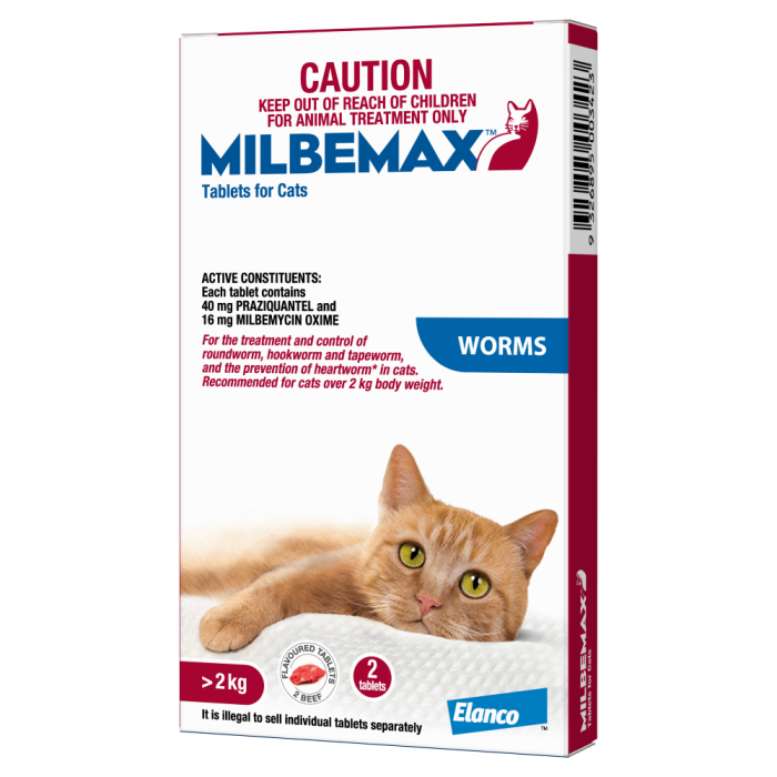 Worming 2025 tablets milbemax