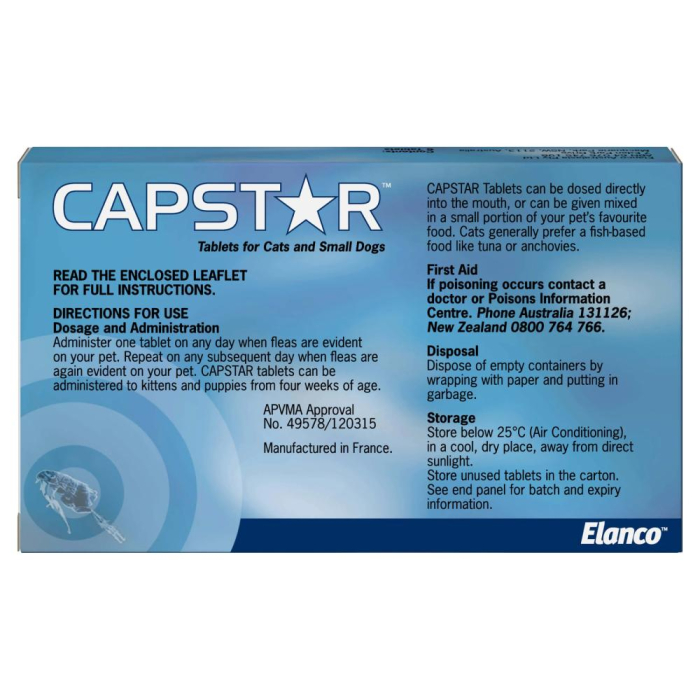 Capstar for small dogs and cats discount