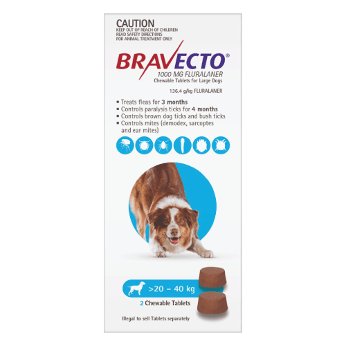 Bravecto Large Dogs pack