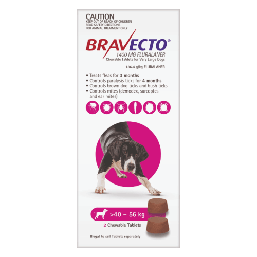 Bravecto Extra Large Dogs pack